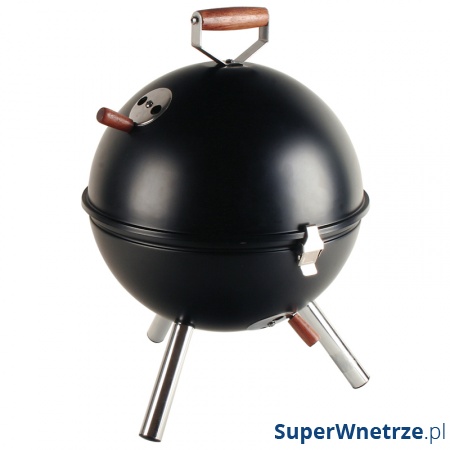 Grill okrągły Contento Mini BBQ czarny