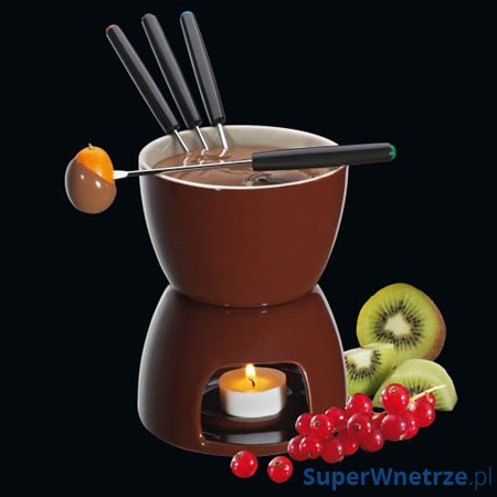 Fondue czekoladowe 350 ml Cilio brązowe