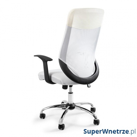 Krzesło obrotowe Unique Mobi Plus biały