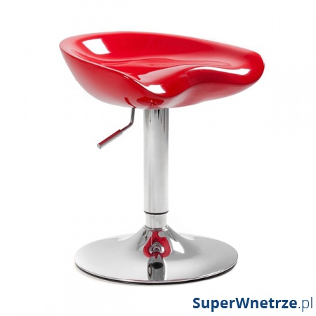Krzesło obrotowe z regulacją wysokości UNIQUE Spoony red