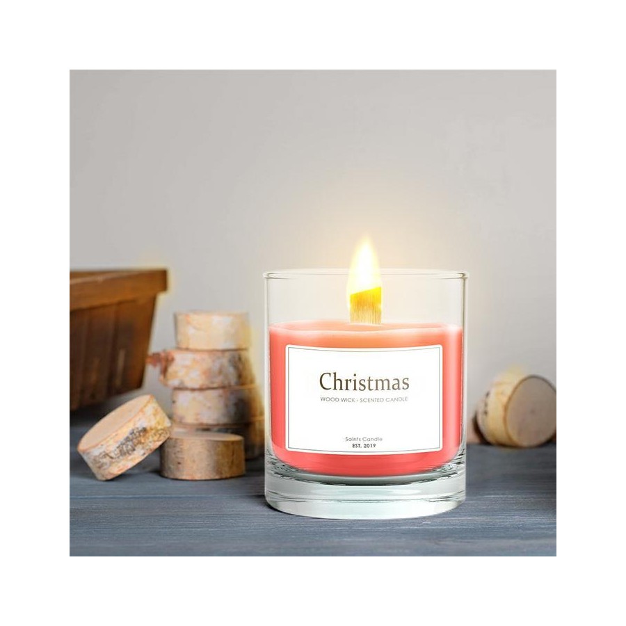 Christmas Cabin | Wood Wick Candle